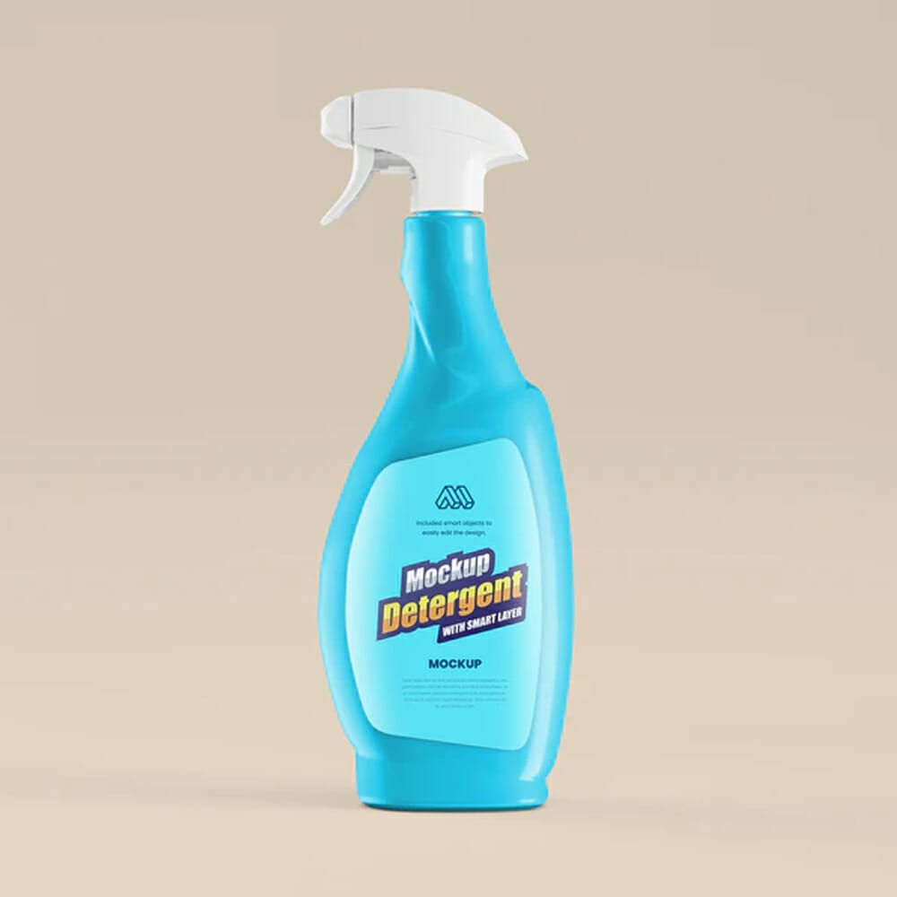 Window Cleaner PSD Mockup