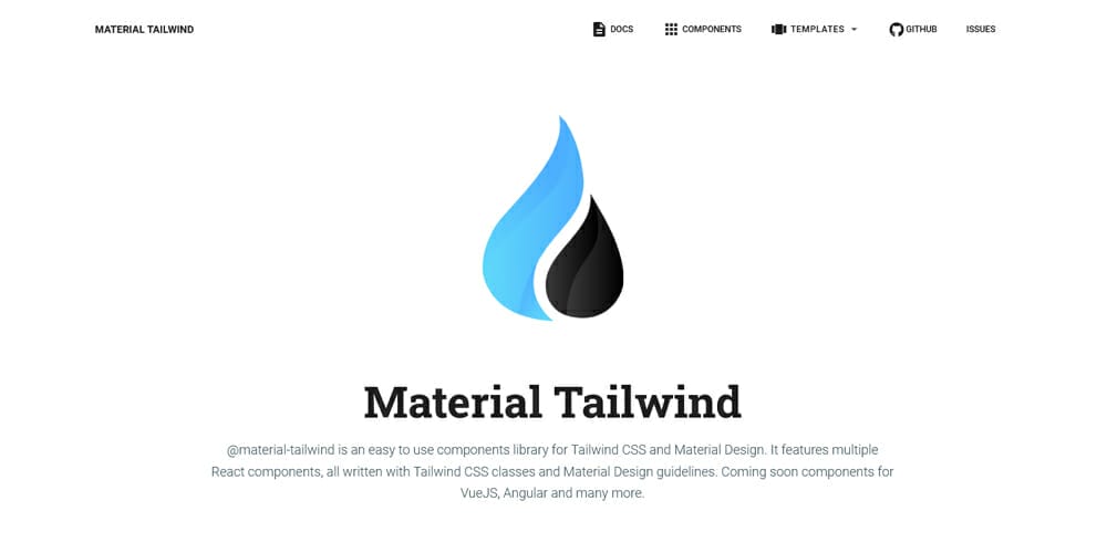 Free Tailwind CSS UI Components and Resources 7 material tailwind