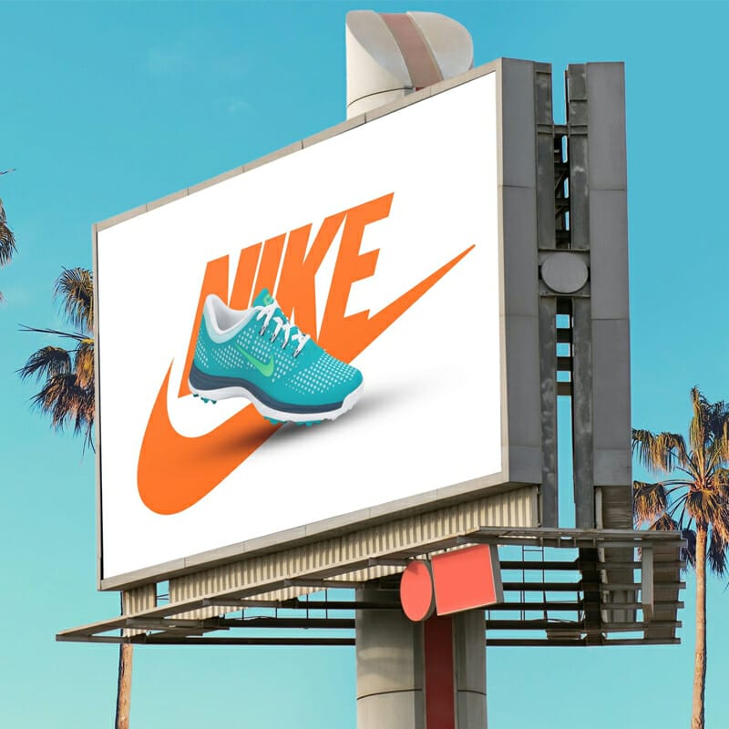 Big Outdoor Billboard Mockup