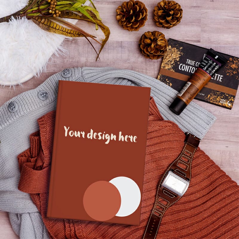 Book on Clothes Mockup