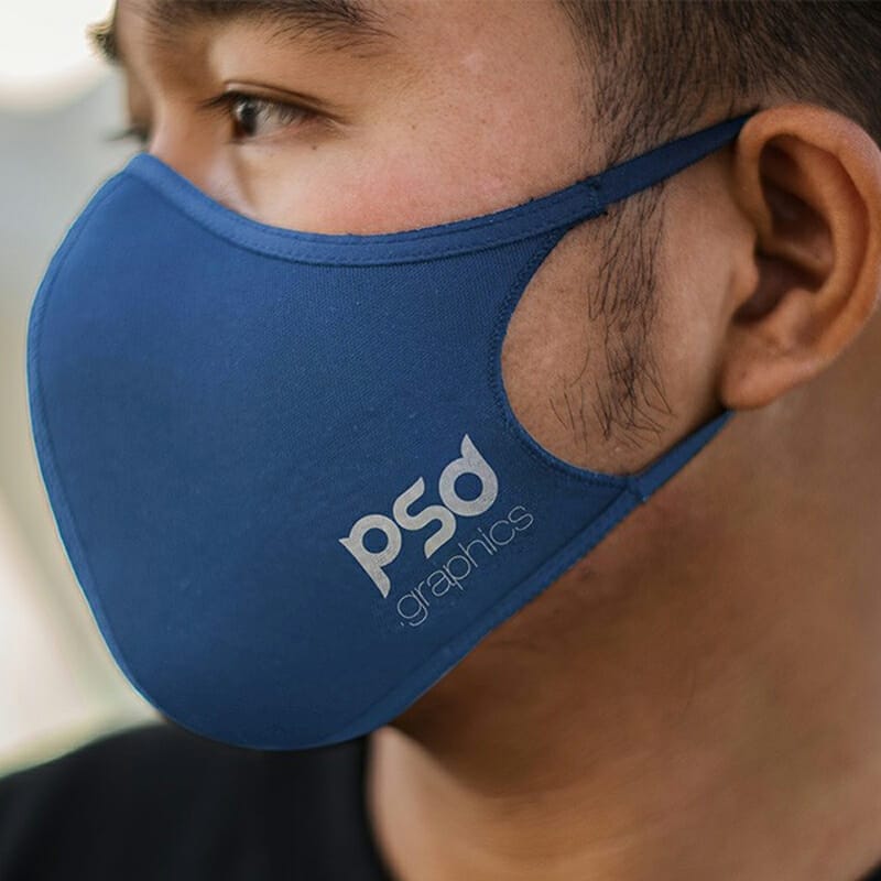 Face Mask Branding Mockup