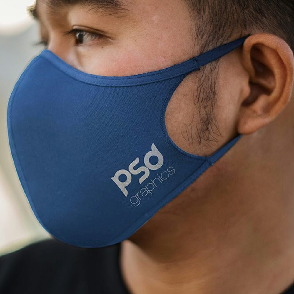 Face Mask Branding Mockup