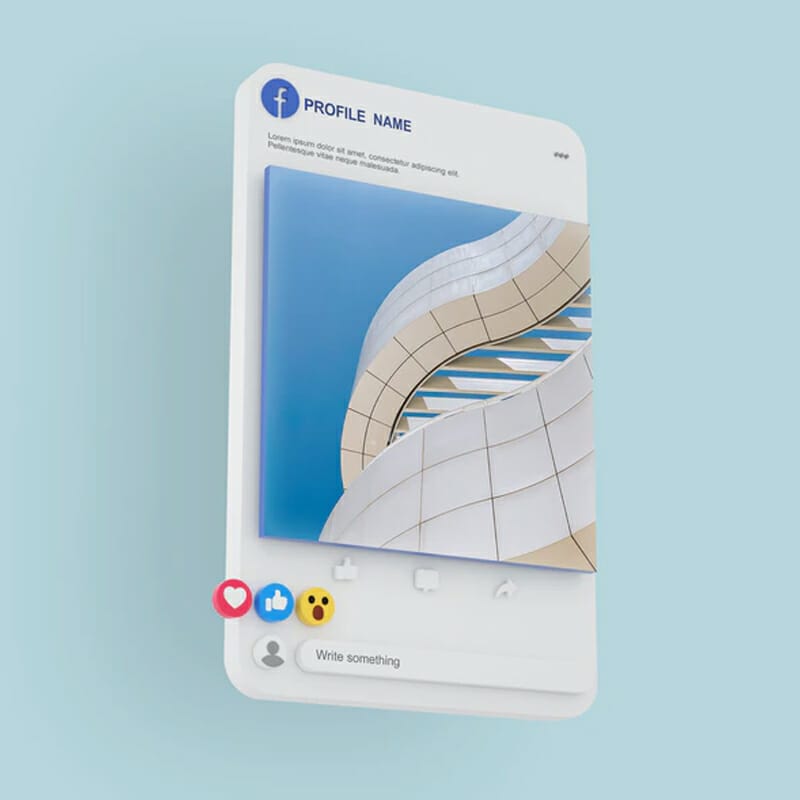 Facebook Post PSD Mockup