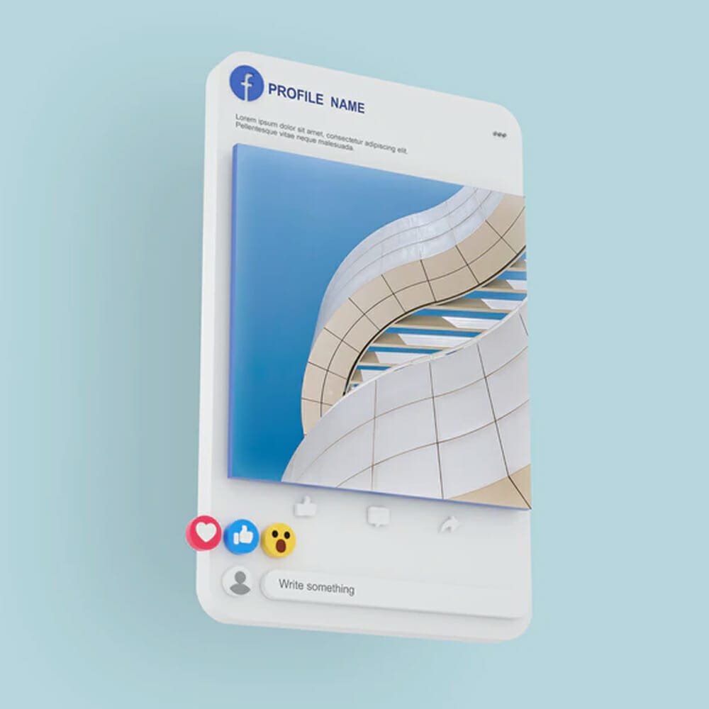 Facebook Post PSD Mockup