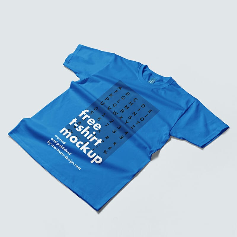 Flat T-Shirt Mockup