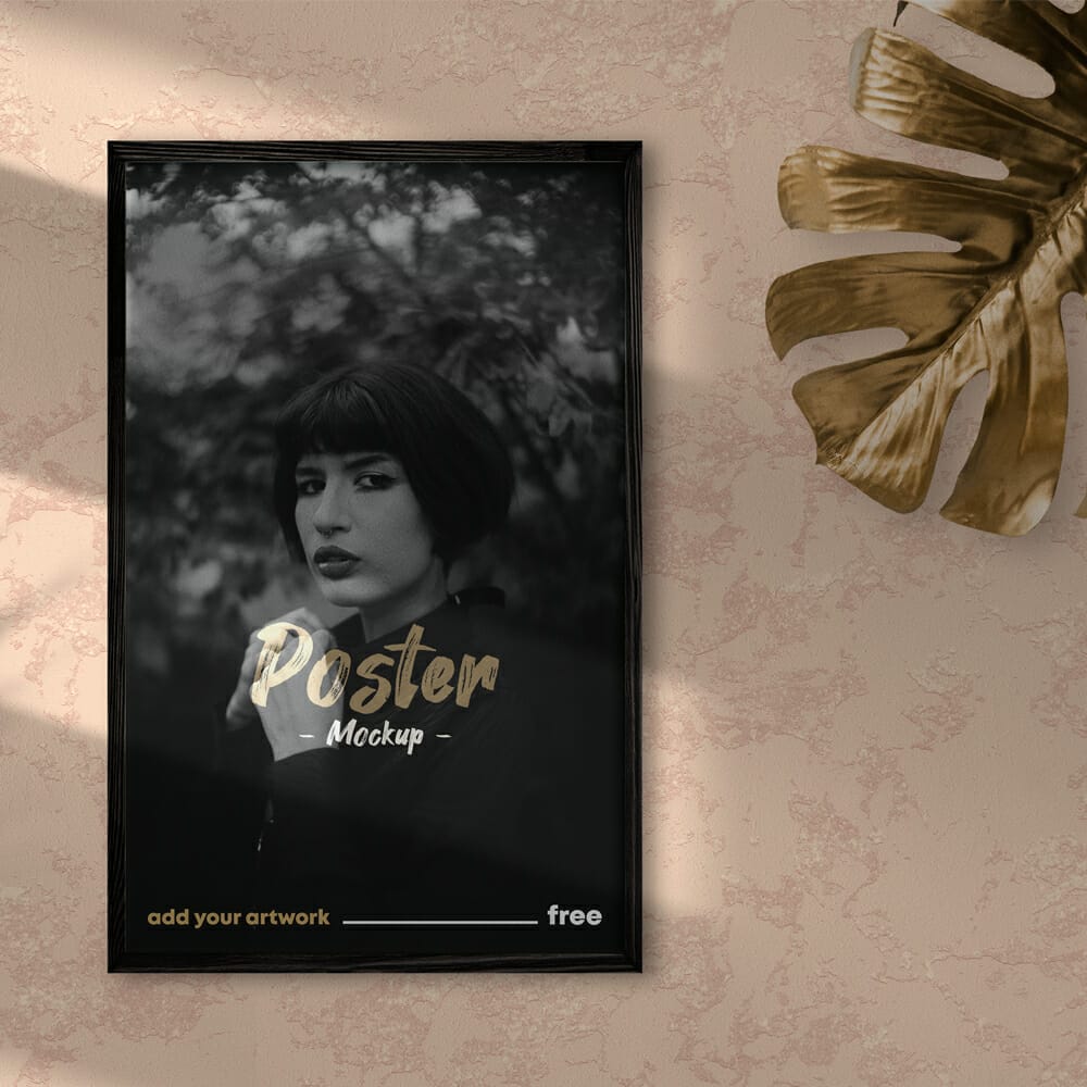 Frame With Natural Shadows Free Mockup