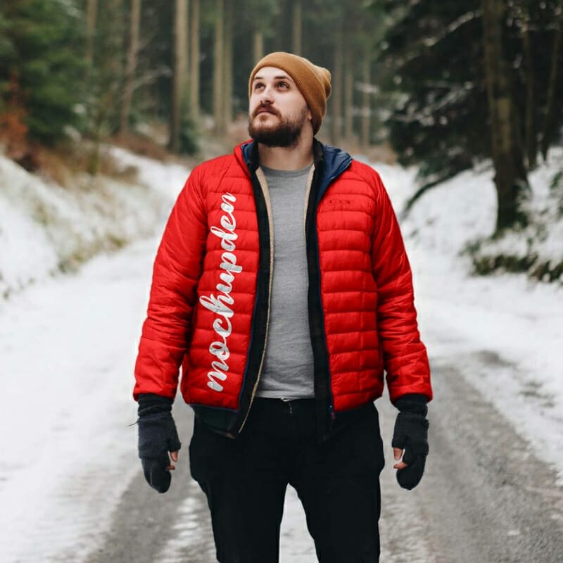 Free Bomber Jacket Mockup PSD Template