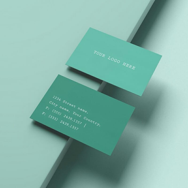Free Business Card Mockup