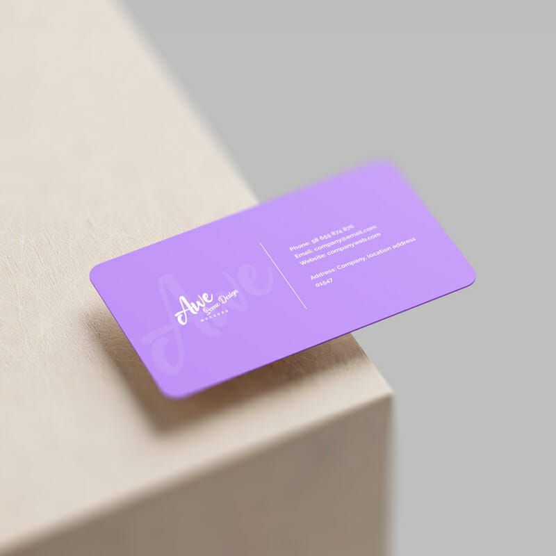 Free Business Card Mockup