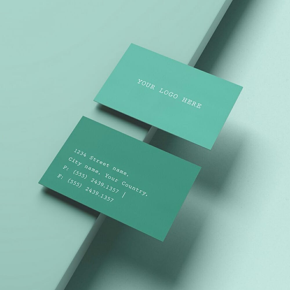 Free Business Card Mockup