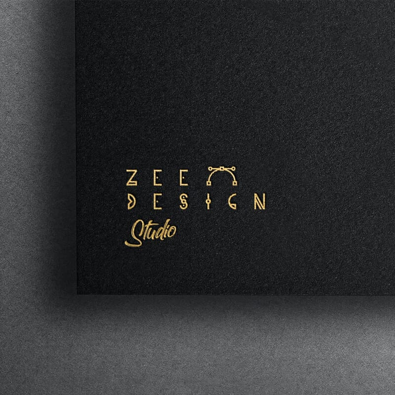 Free Gold Foil Printed Paper Logo Mockup PSD » CSS Author