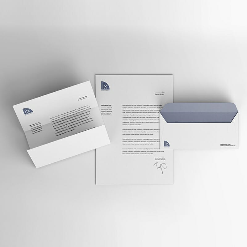 Free Letterhead And Envelope Mockup