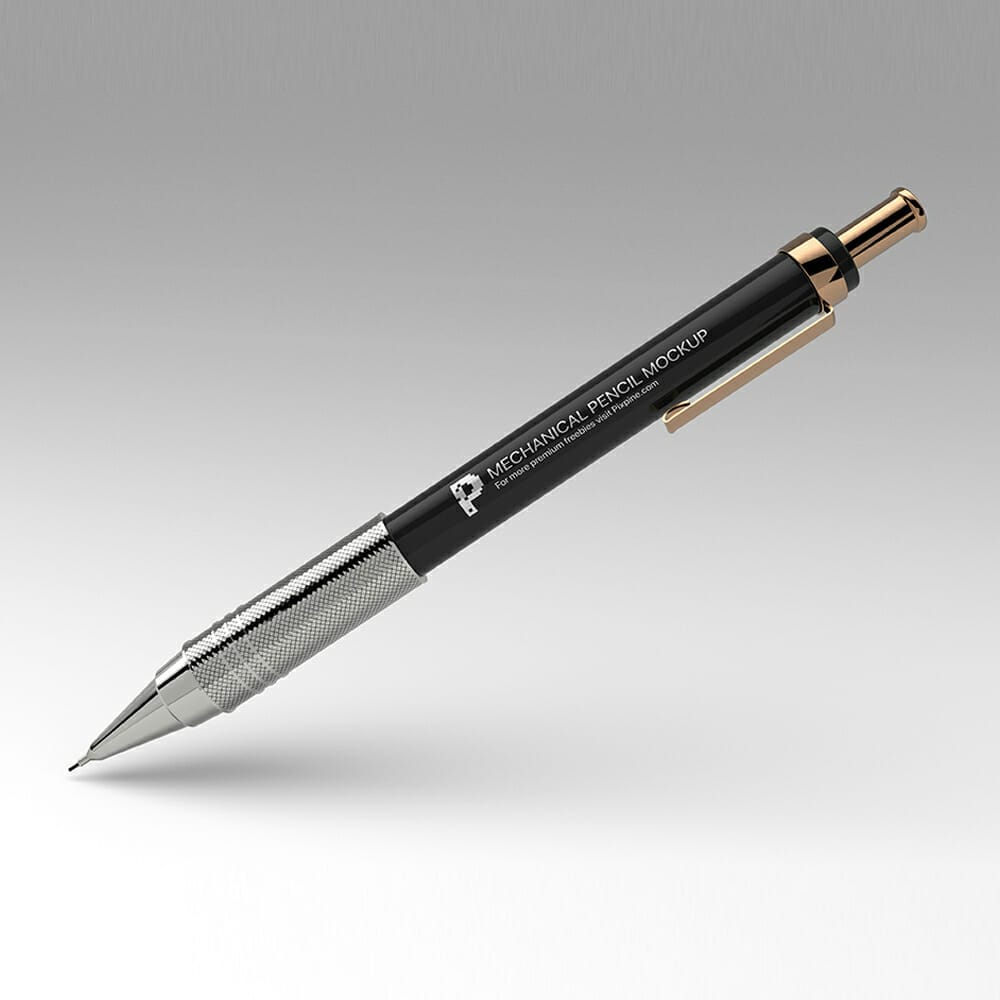 Free Mechanical Pencil Mockup