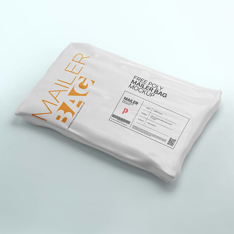 Free Poly Mailer Bag Mockup » CSS Author