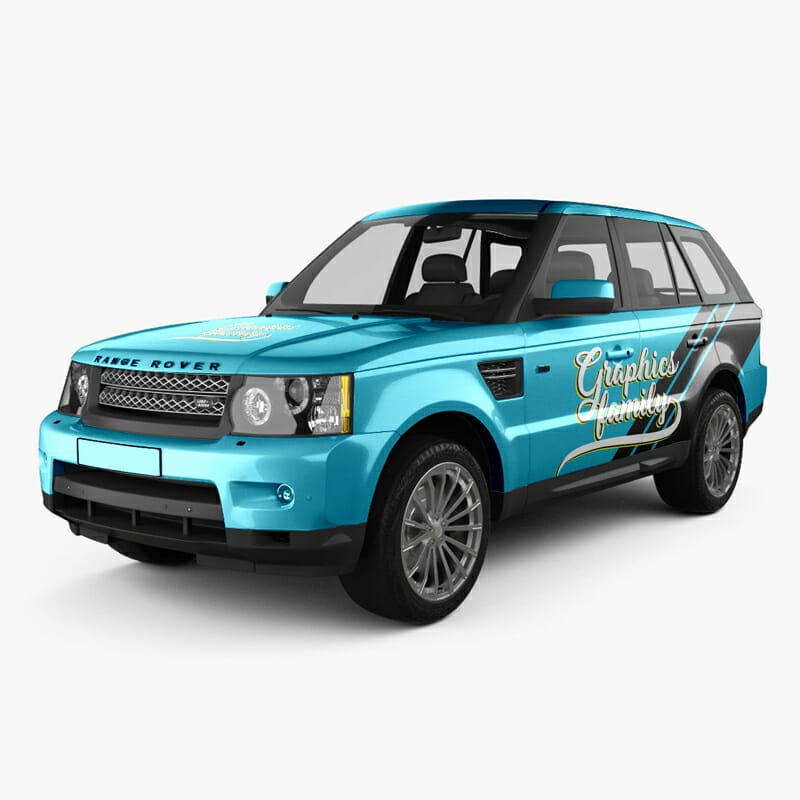 Free Range Rover Sport Mockup