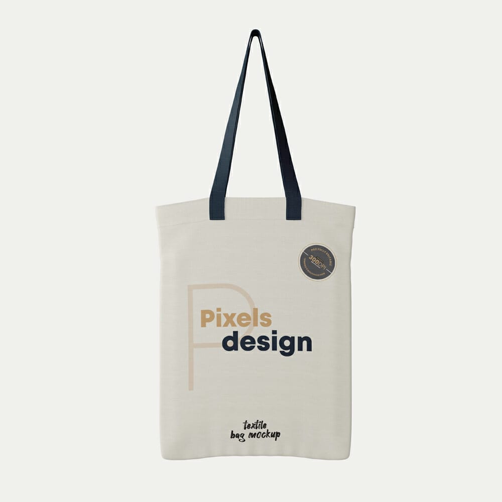 Free Shopping Bag Mockup