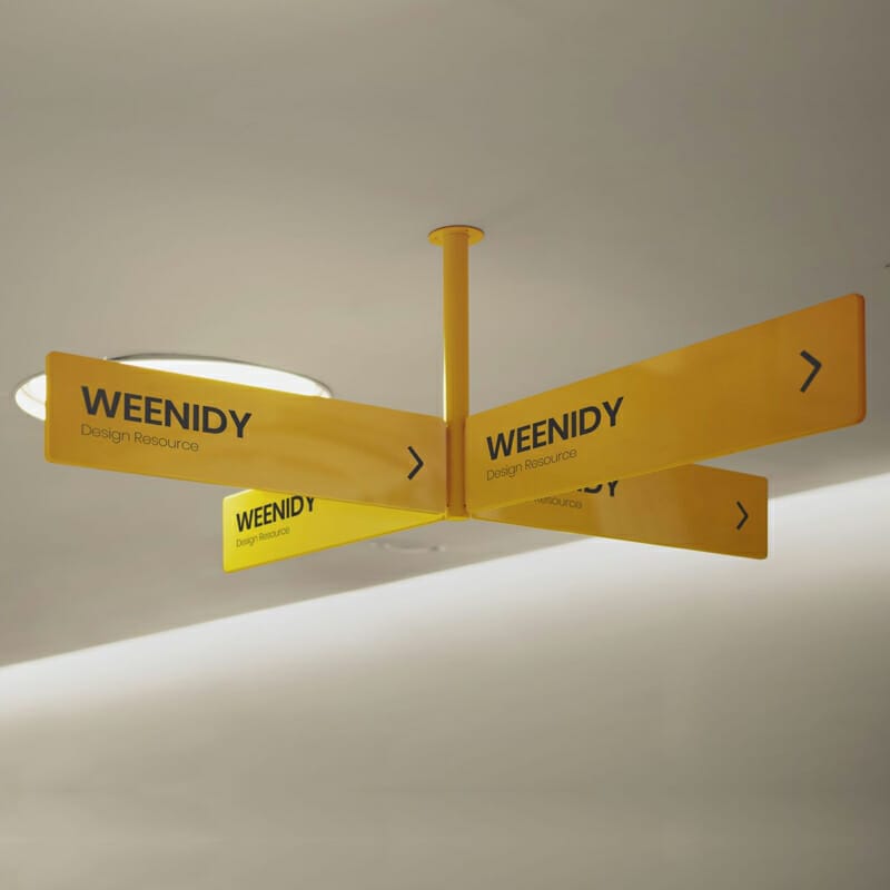 Free Signage Mockup PSD