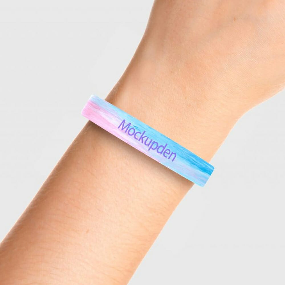 Free Wristband Mockup PSD Template