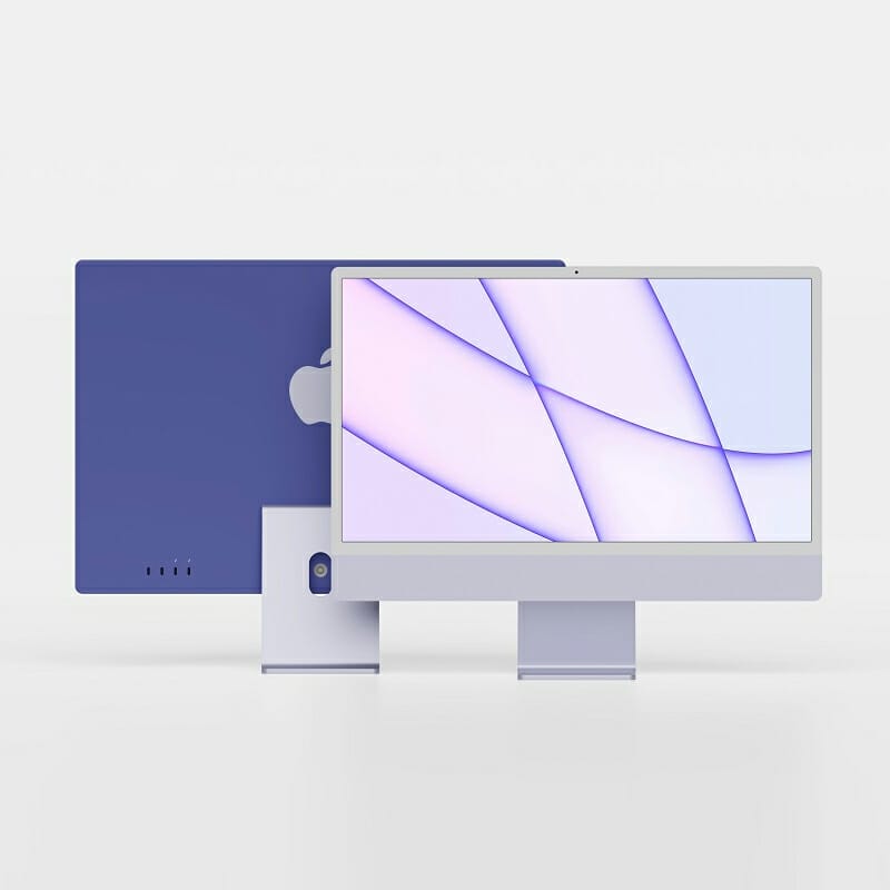 Free iMac 24” M1 Mockup