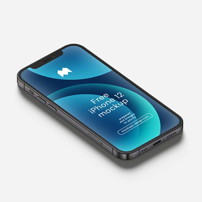 Free iPhone 12 Mockup