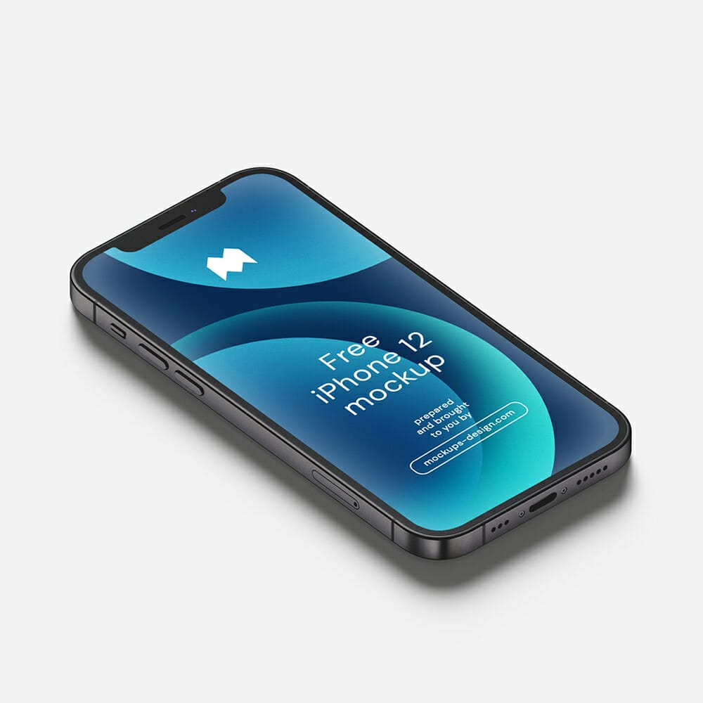 Free iPhone 12 Mockup