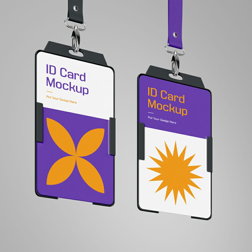 ID Card PSD Mockup