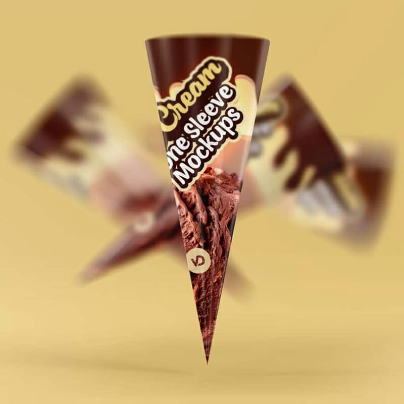 Ice Cream Cone Sleeve Mockups » CSS Author