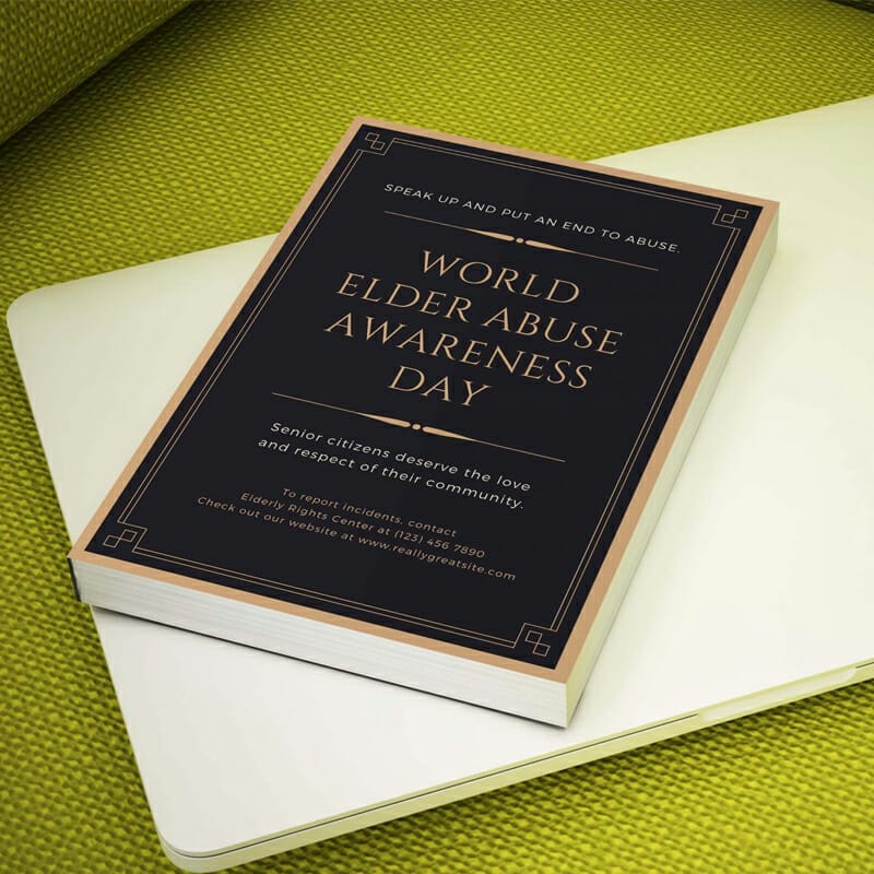 Laptop Book Cover Mockup