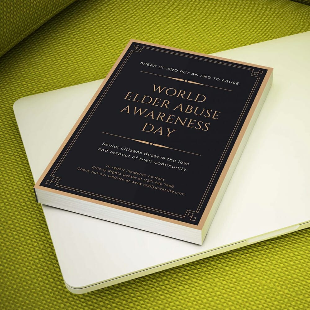 Laptop Book Cover Mockup