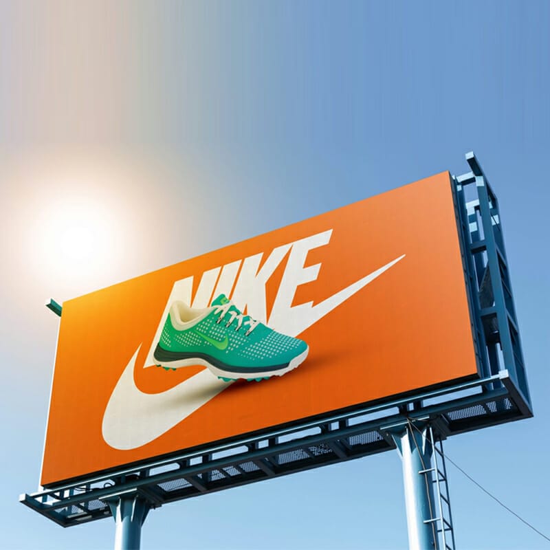 Logo Mockup on Big Billboard