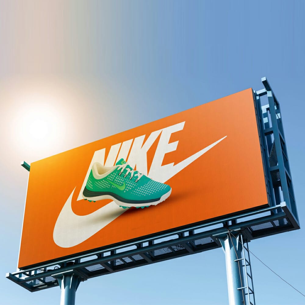 Logo Mockup on Big Billboard