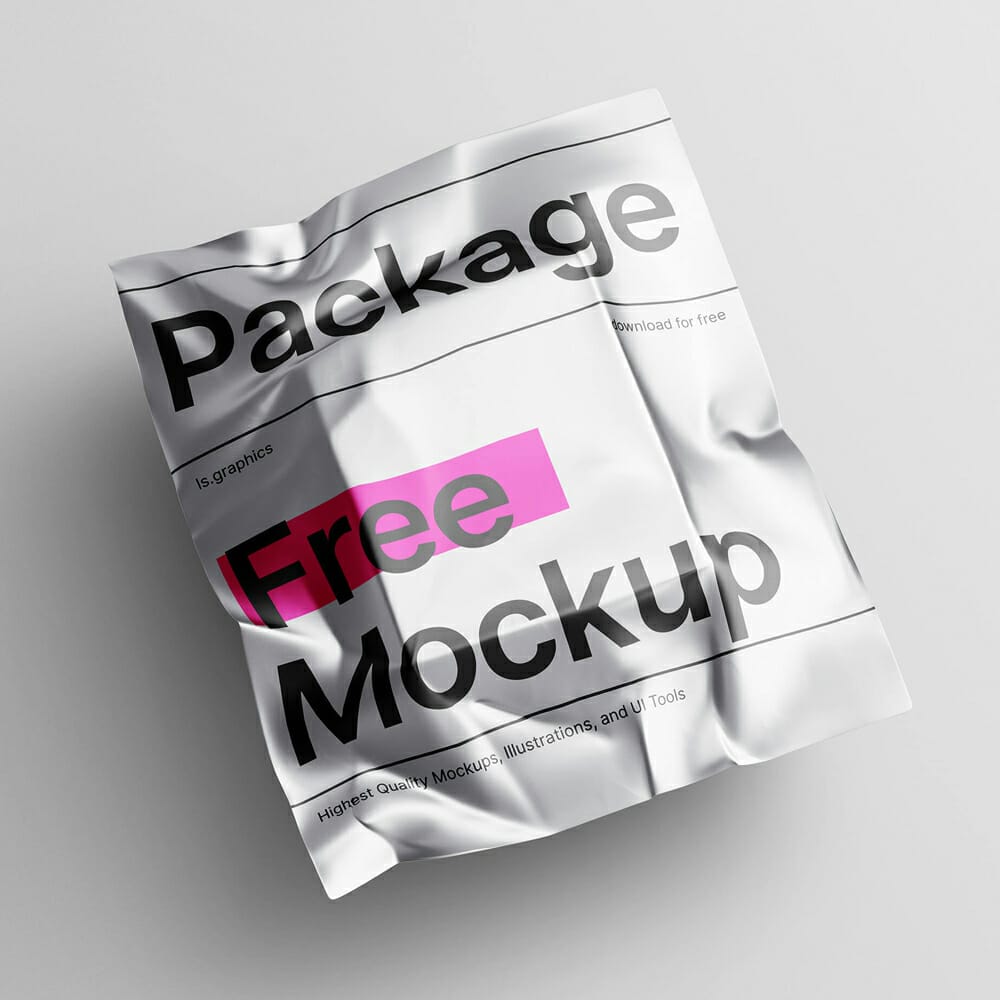 Metallic Package Mockup
