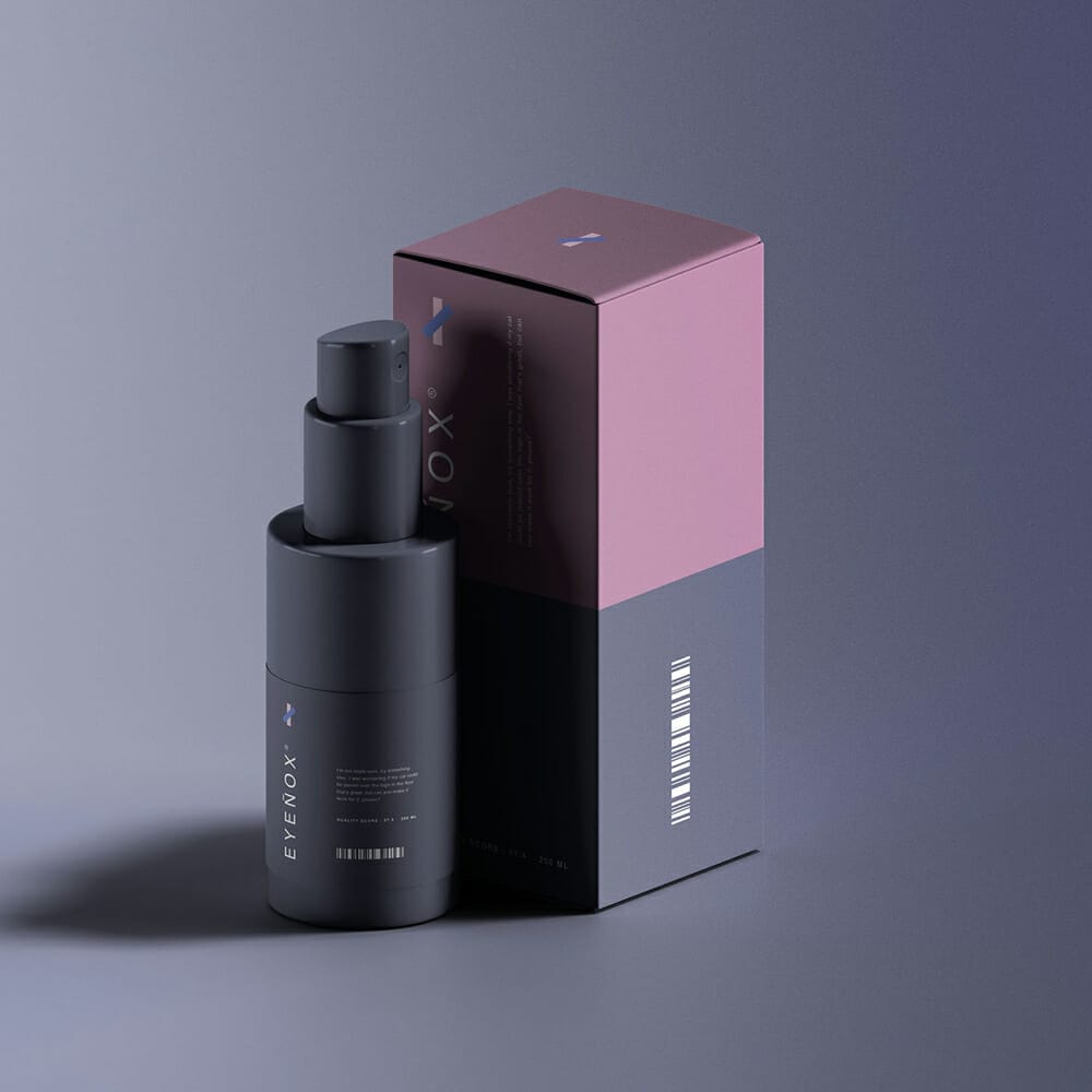 Mini Spray Bottle Packaging Mockup