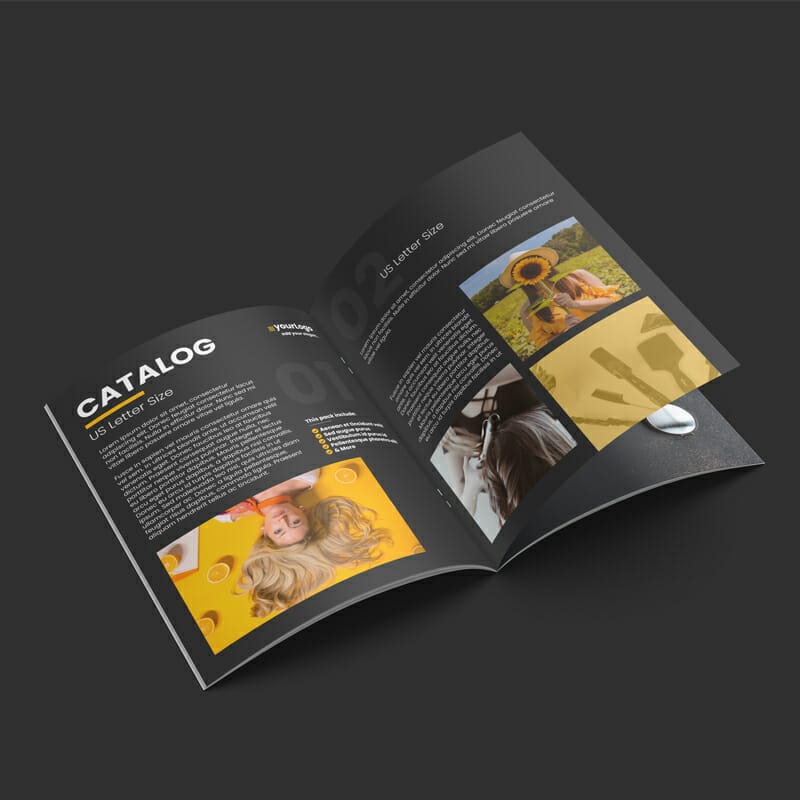 Open Catalog Free Mockup