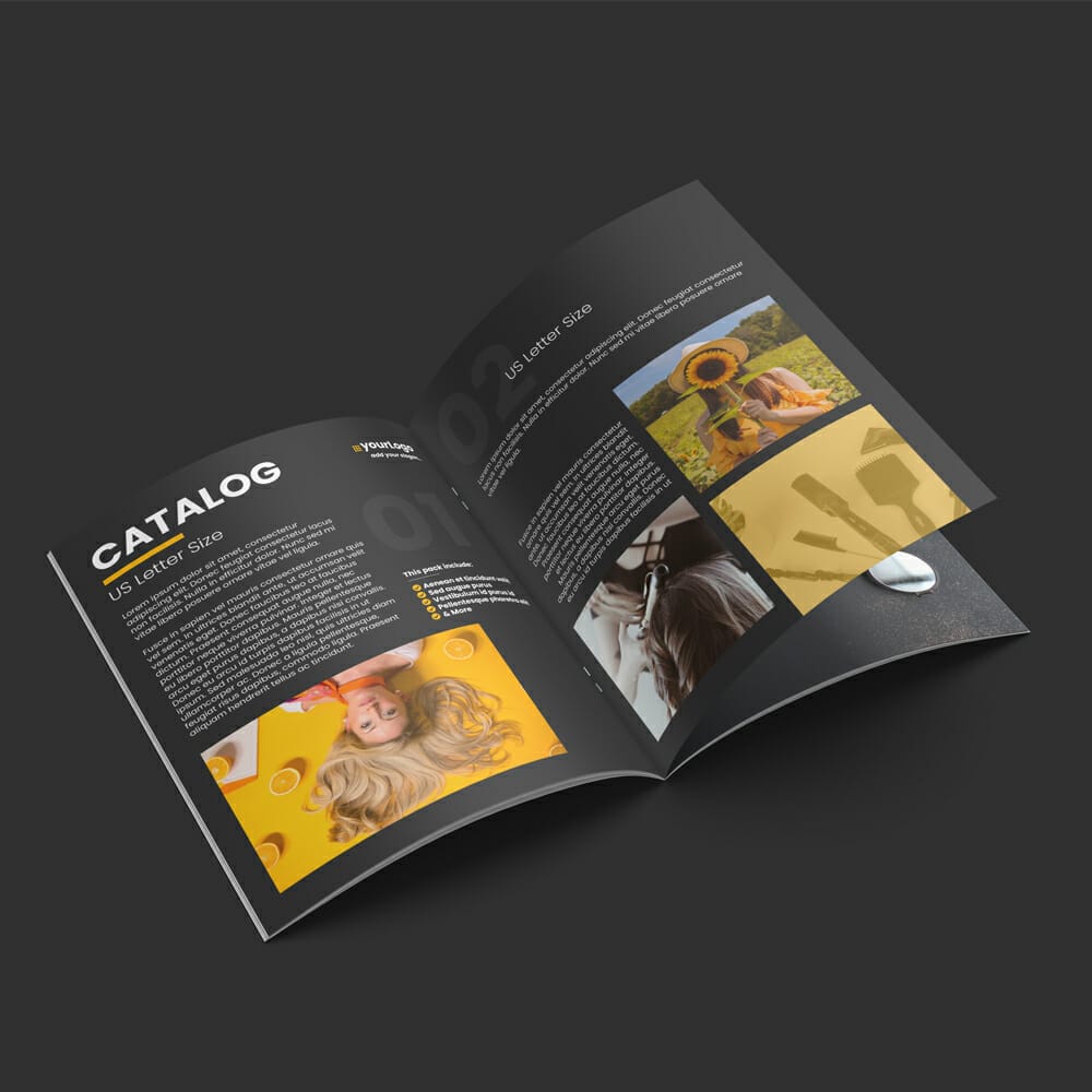 Open Catalog Free Mockup