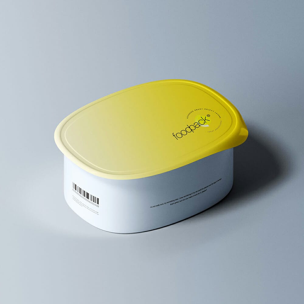Plastic Food Container Mockup