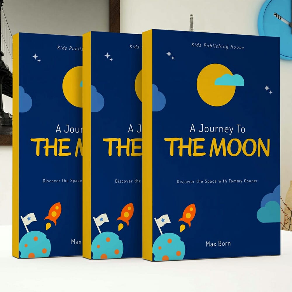 Print Book Cover Mockup