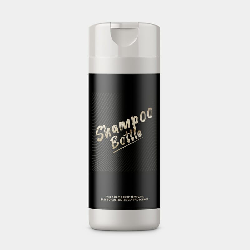 Shampoo Bottle Free Mockup