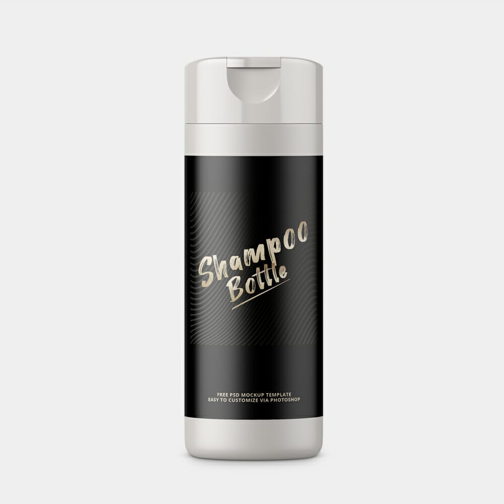 Shampoo Bottle Free Mockup