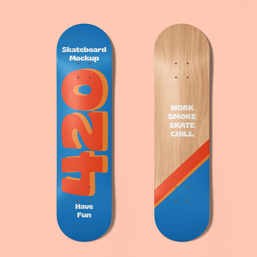 Skateboard Mockup
