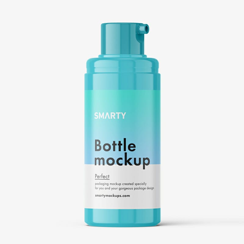 Small Airless Bottle Mockup