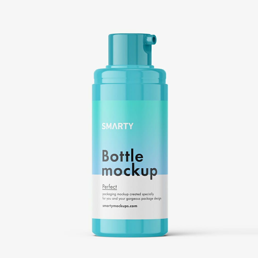 Small Airless Bottle Mockup
