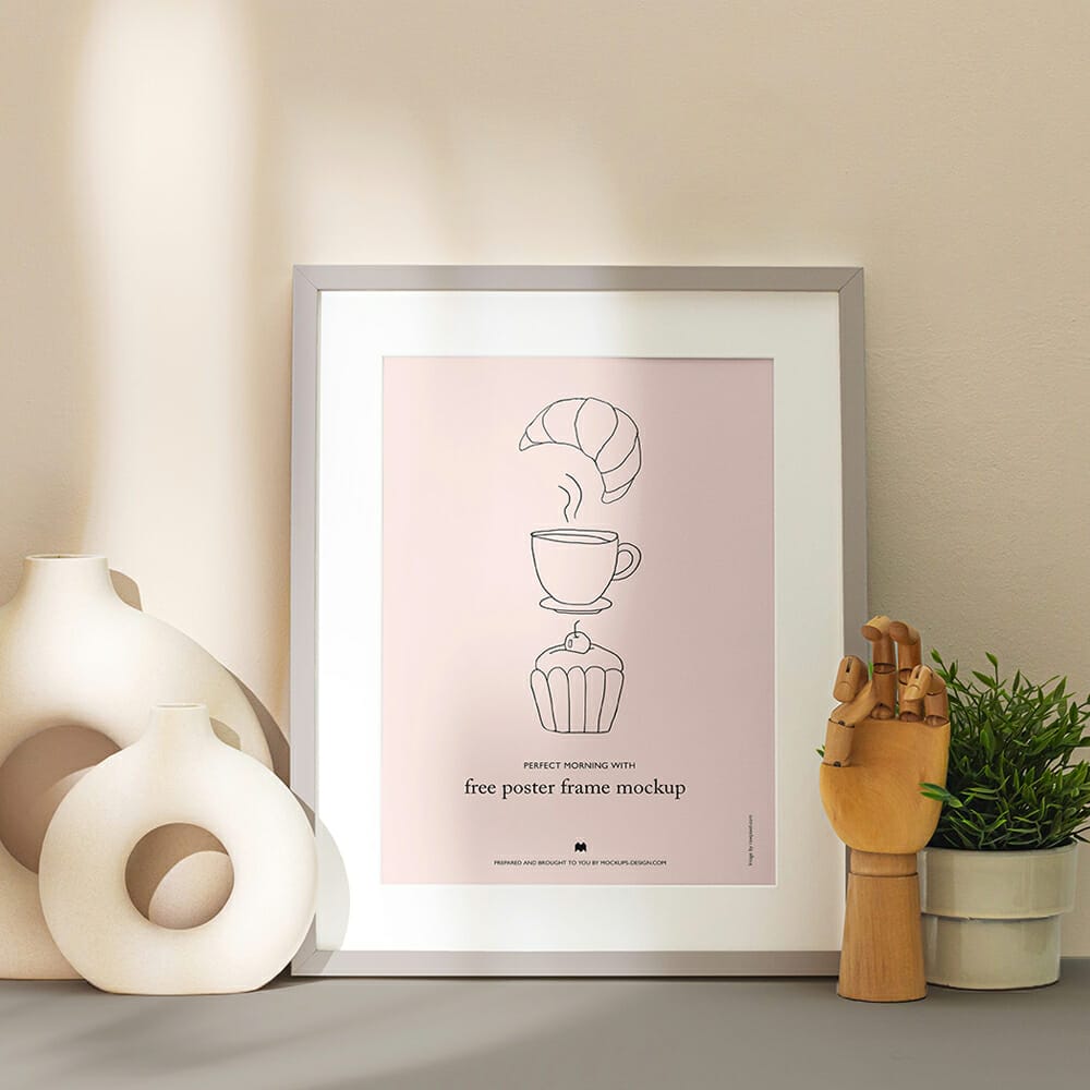 Sunny Poster Frame Mockup