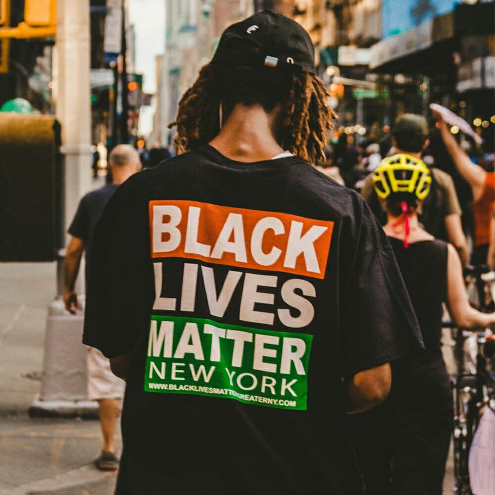T-Shirt on a Man in NYC