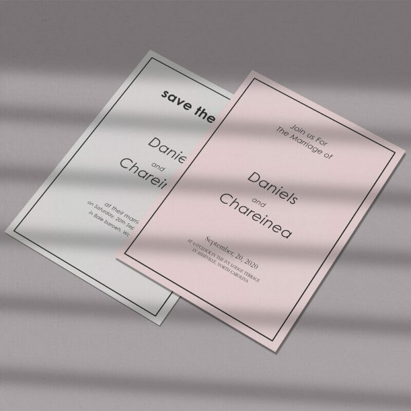 Wedding Invitation Suite Mockup » CSS Author