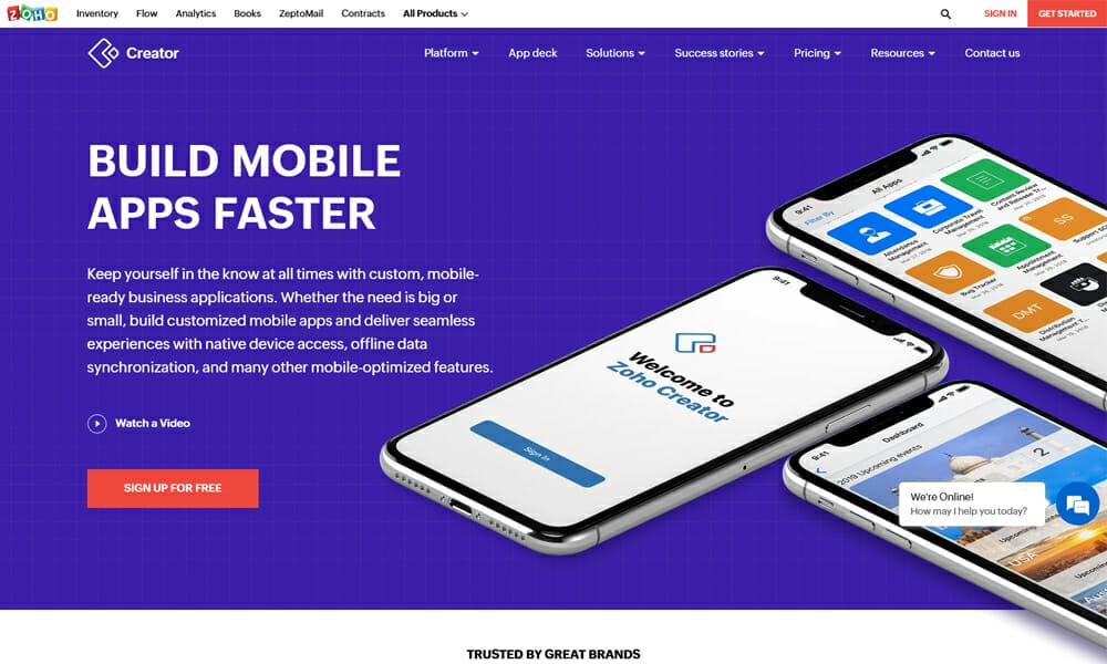 20+ Best Mobile App Builders 2022 14 Zoho Creator