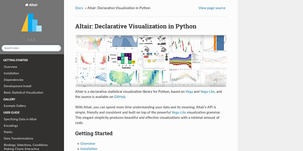 Python Libraries for Data Visualization 2 altair