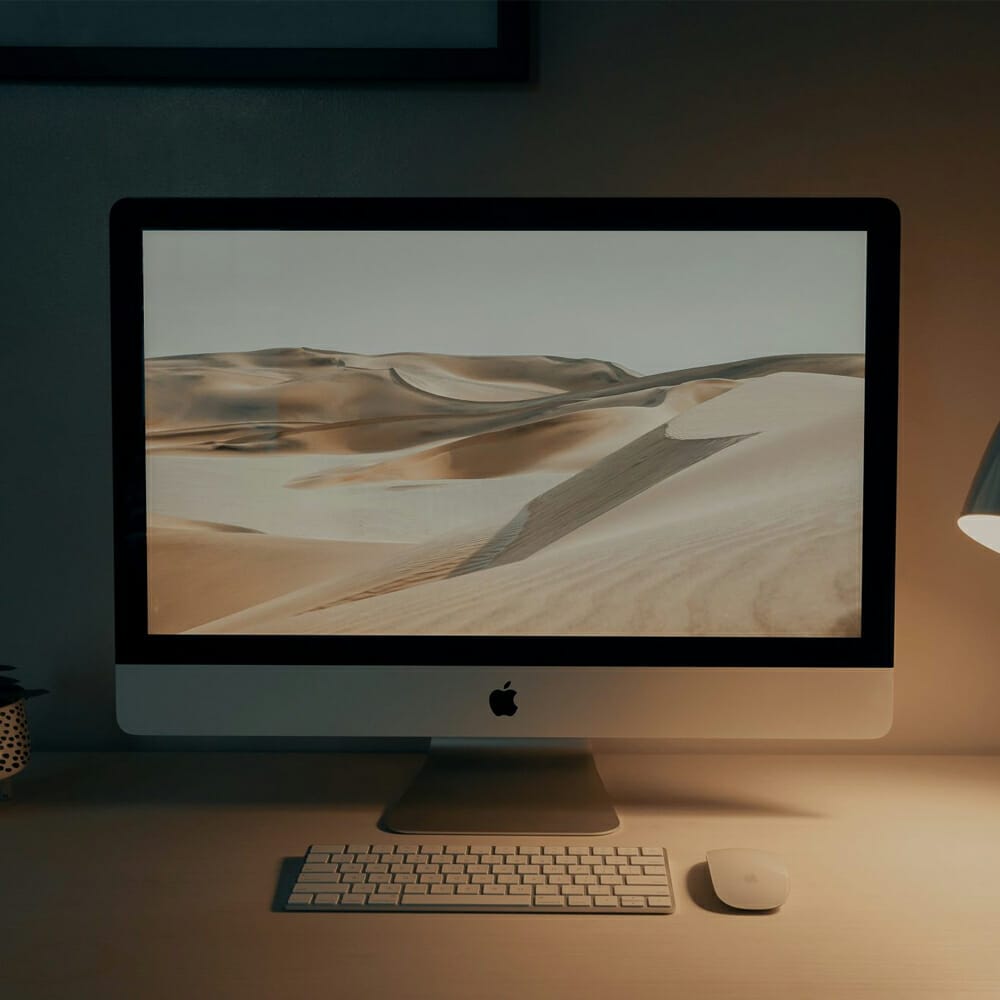 iMac on a Table Mockup