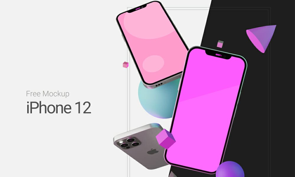 iPhone 12 Free Mockup