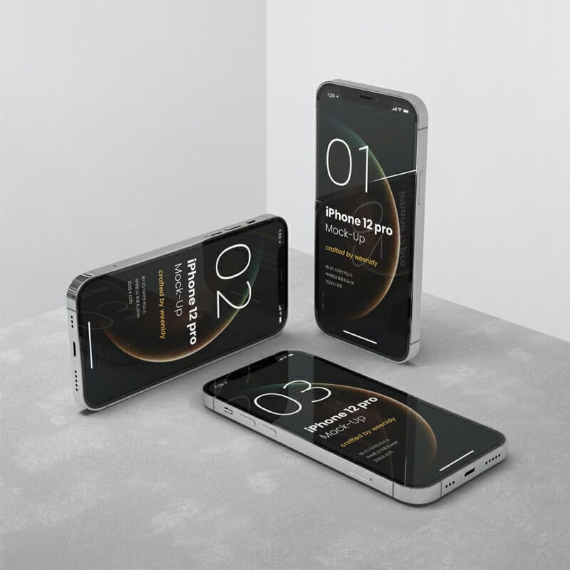 iPhone 12 Pro Mockup Set